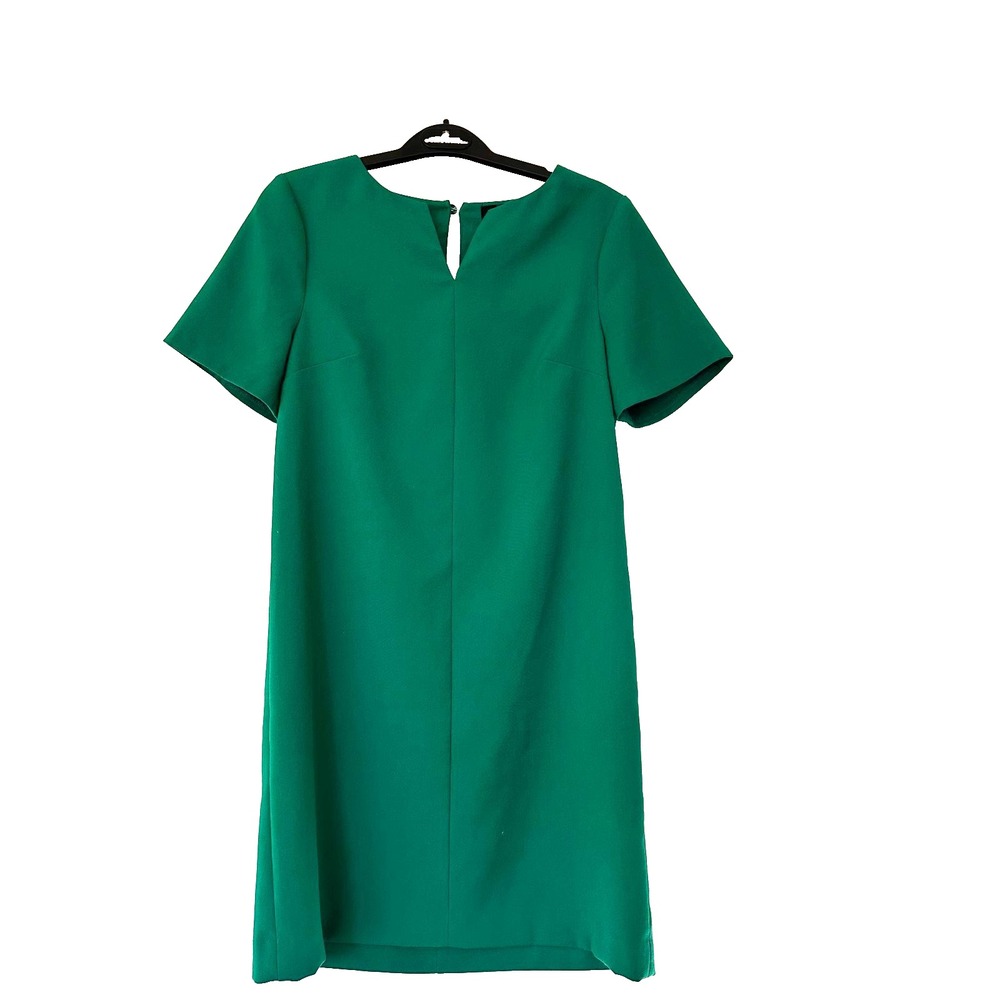 The Limited Green Short Sleeved Dress Vintage Size Small Knee Length Minimalist